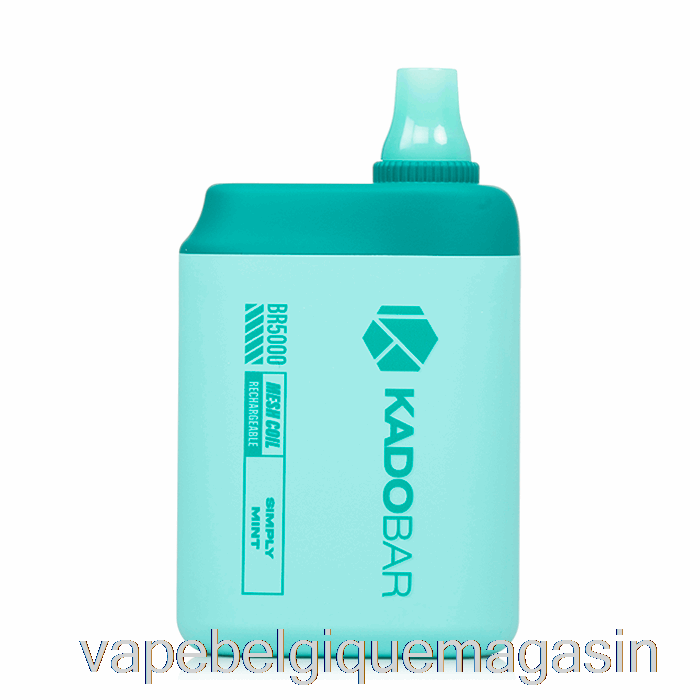 Vape Shop Bruxelles Kado Bar Br5000 Jetable Simplement Menthe